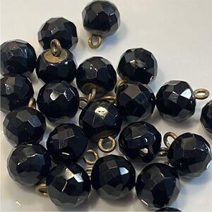 175 Lot of 21 antique glass buttons